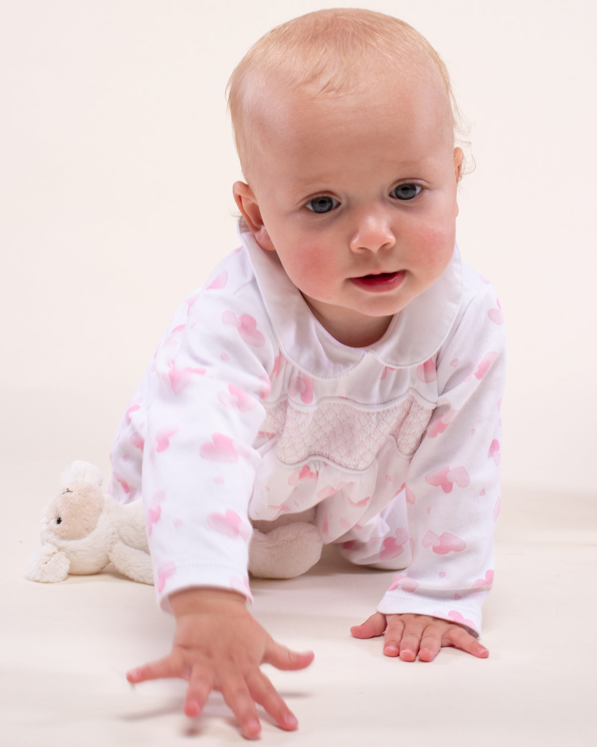 Pima Pink Hearts Smock Bundle